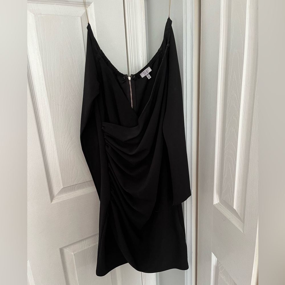 Tobi black mini dress